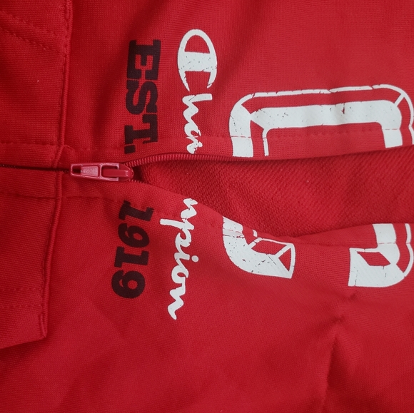 Toddler Boys Red White & Black Champion Jacket - Picture 4 of 4